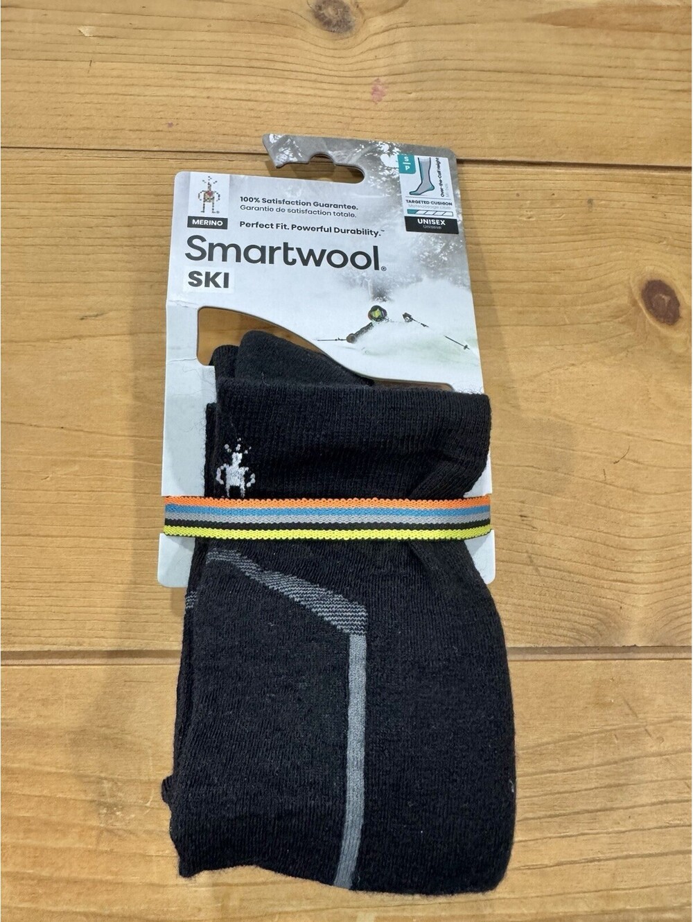 Smartwool L44803 Womens Black Ski Targeted Cushion Stretch Calf Socks Size S